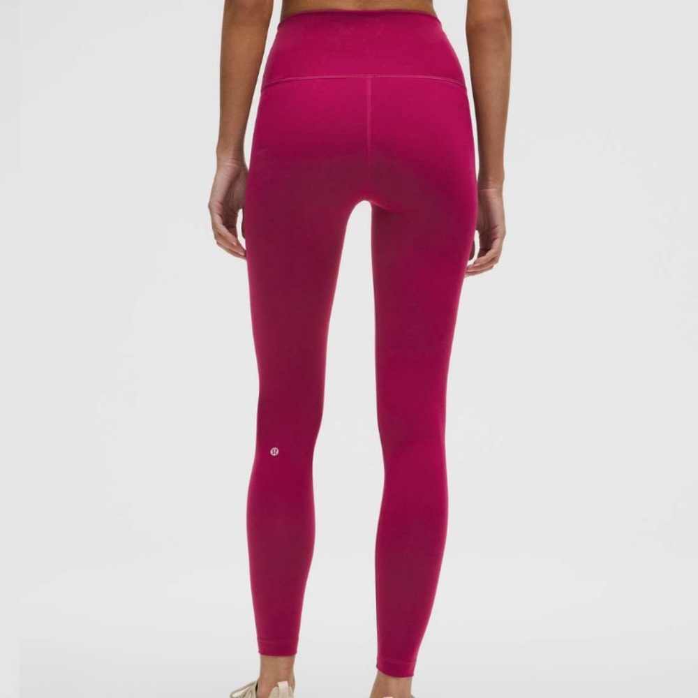 Lululemon Wunder Train High-Rise Tight 28" Magenta Smoke Size 2